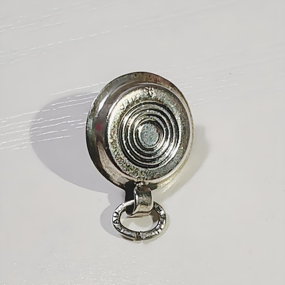 Vintage BEAU Sterling Chamberstick Candle Charm Pendant - Picture 4 of 6